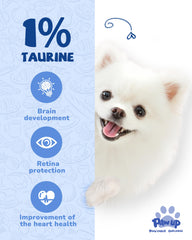 PAWUP training-friendly treats depict a wagging dog during positive reinforcement.