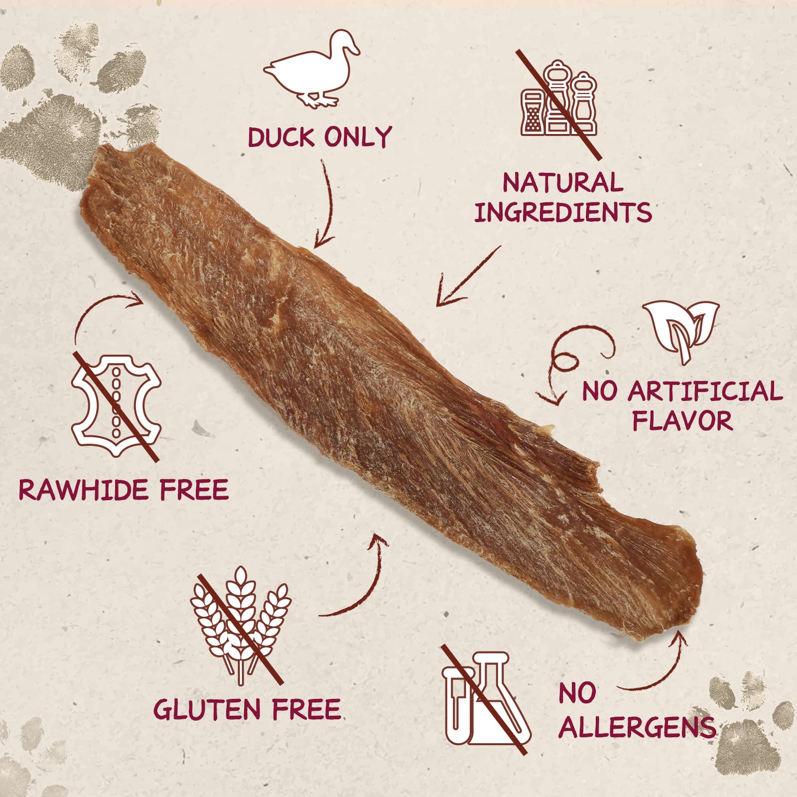 PAWUP Duck Crisp Flakes training treats breakable for small dogs.