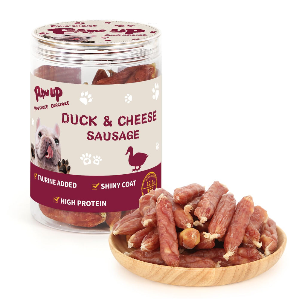 PAWUP Duck Dog Treats with real duck for gentle digestion and flavor.