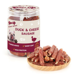 PAWUP Duck Dog Treats with real duck for gentle digestion and flavor.