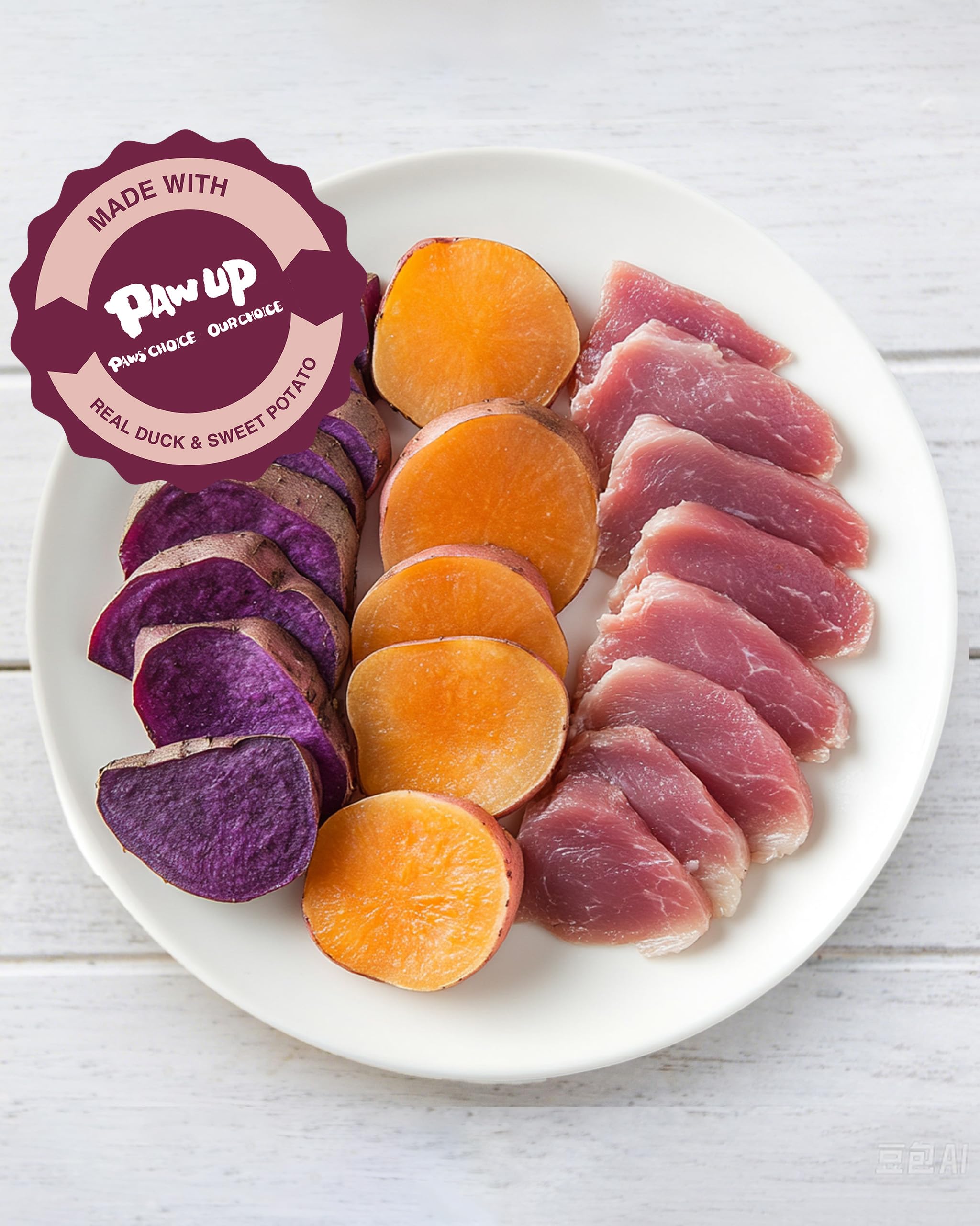 PAWUP Duck & Sweet Potato Duo: soft chews for dogs energy