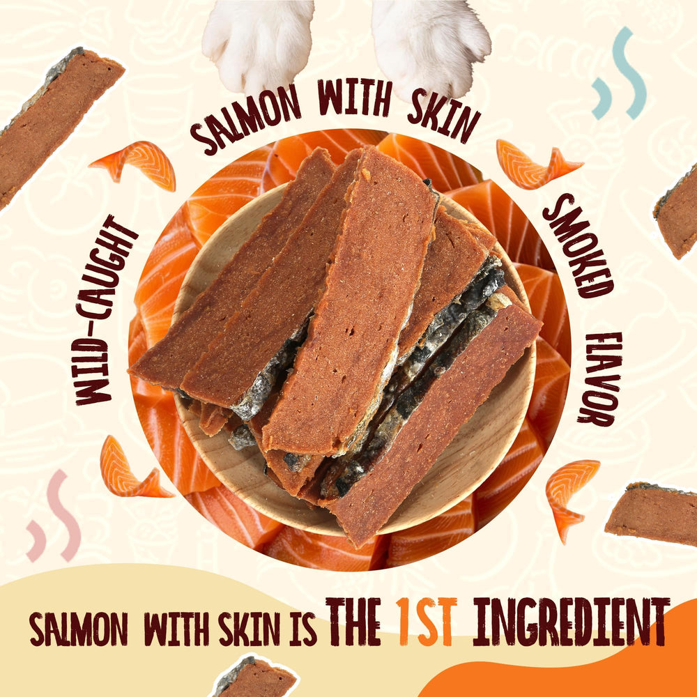 PAWUP Fish Skin Nutrition Treats, supports healthier skin and coat