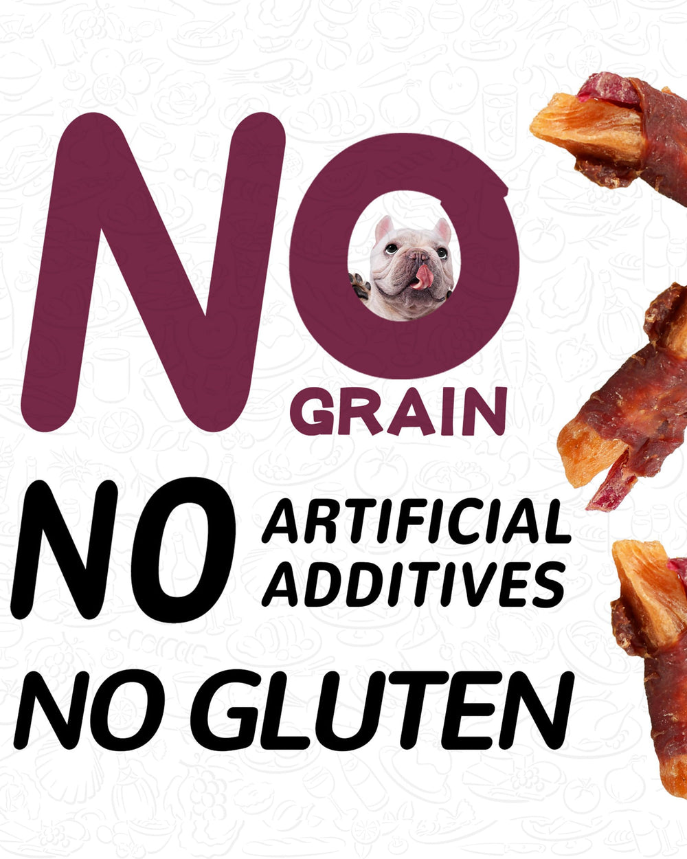 PAWUP High-protein, high-fiber snack with duck and potato