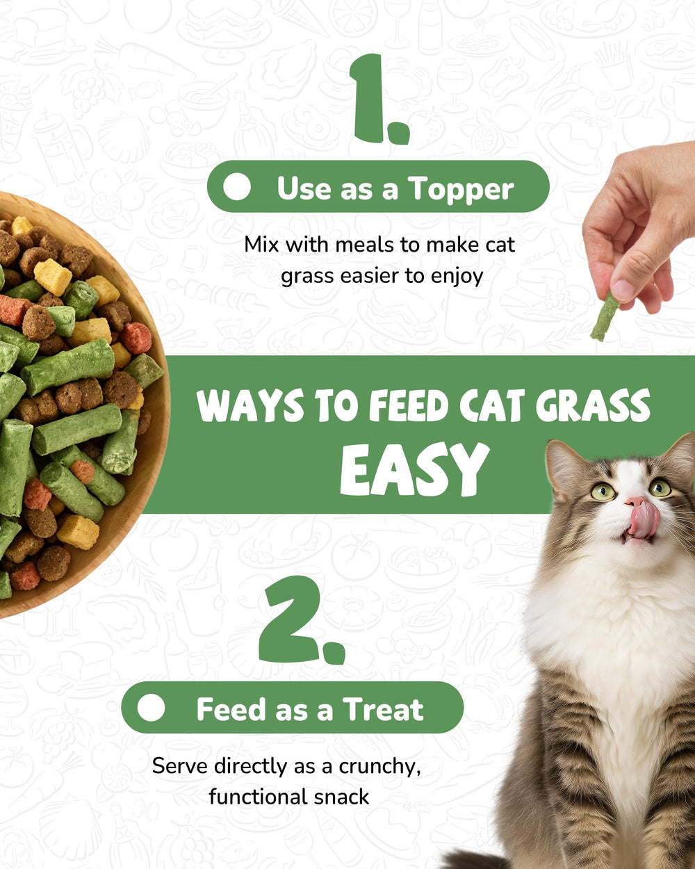 PAWUP indoor-cat snacks: convenient, versatile treat for daily use.