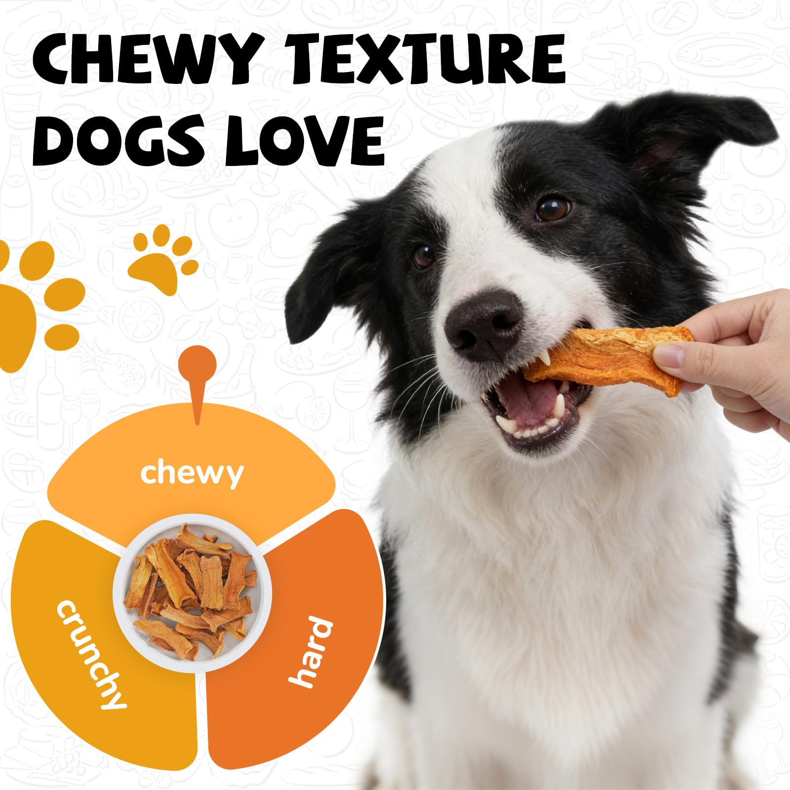 PAWUP pumpkin slices served for medium dogs; share during play