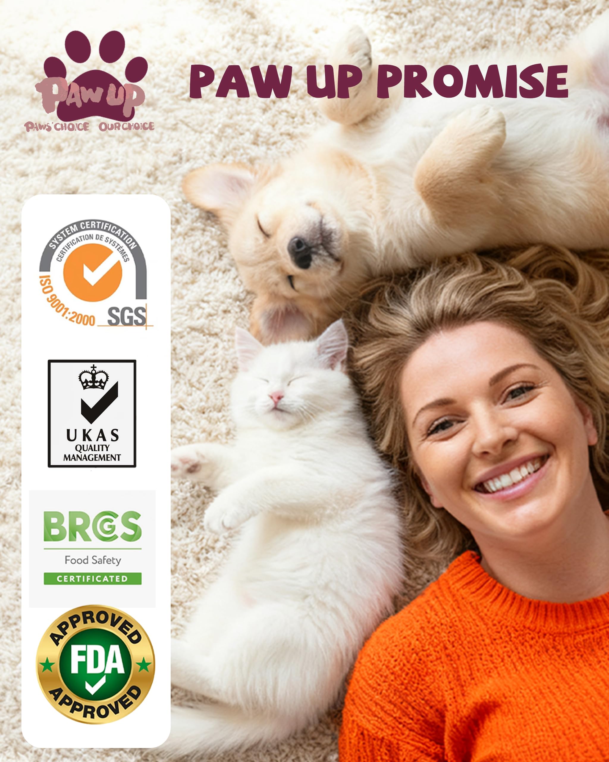 PAWUP rawhide-free gluten-free formula for sensitive tummies