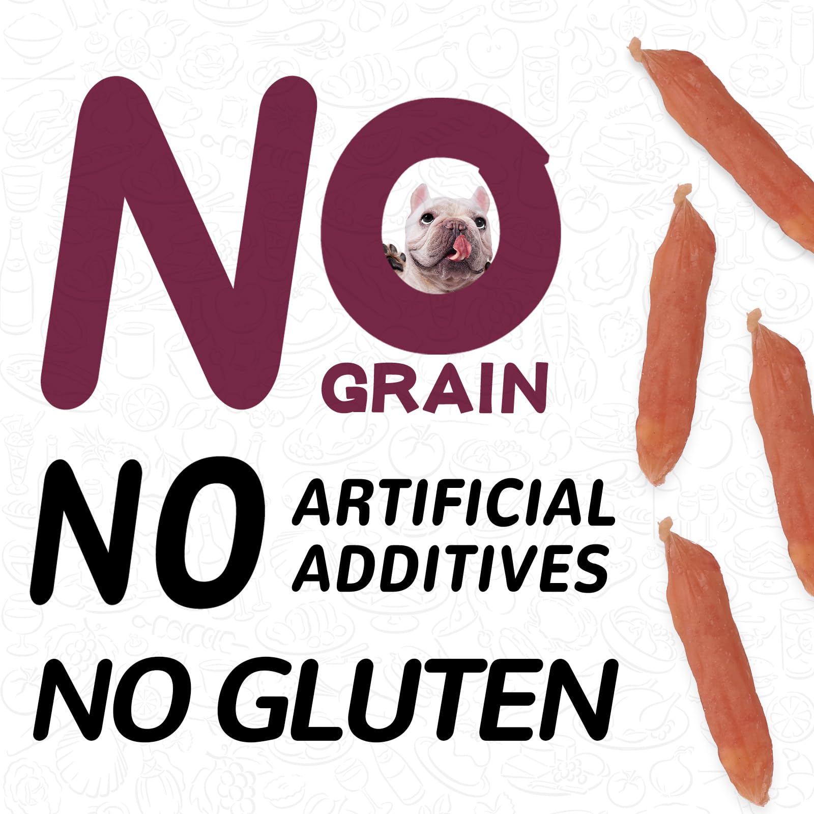 PAWUP Rawhide-free formula for safer chewing and worry-free snacking.