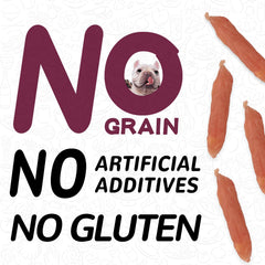 PAWUP Rawhide-free formula for safer chewing and worry-free snacking.