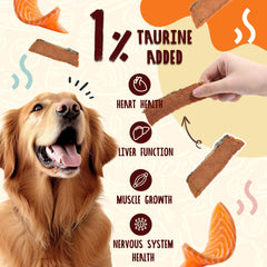 PAWUP Smoked Salmon Jerky Bites, palatable training rewards with smoky flavor