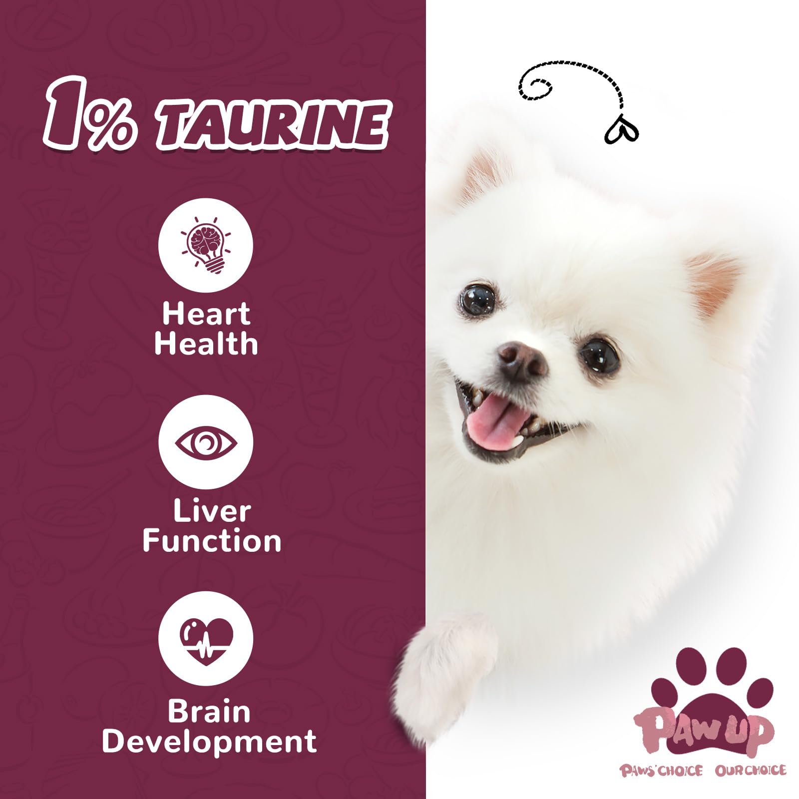 PAWUP Soft-treat texture perfect for small and medium dogs' chews.