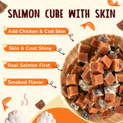 PAWUP Taurine-enriched salmon jerky supports daily nutrition during playtime.