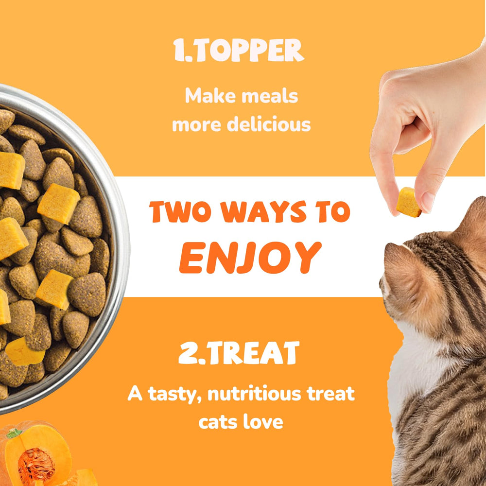 PAWUP pumpkin training reward shown for positive reinforcement.