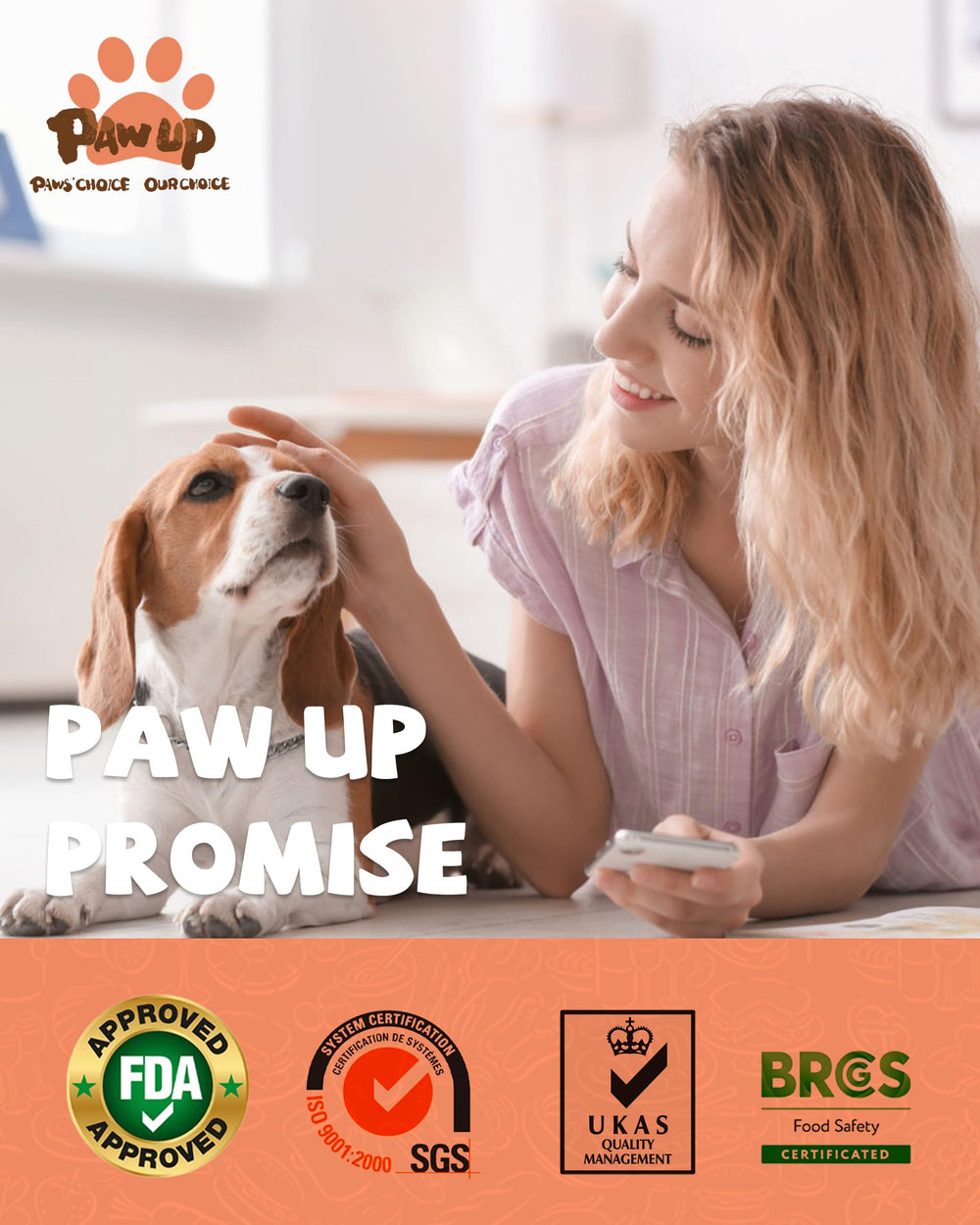 PAWUP Training treat in salmon, ideal for focused rewards during practice.