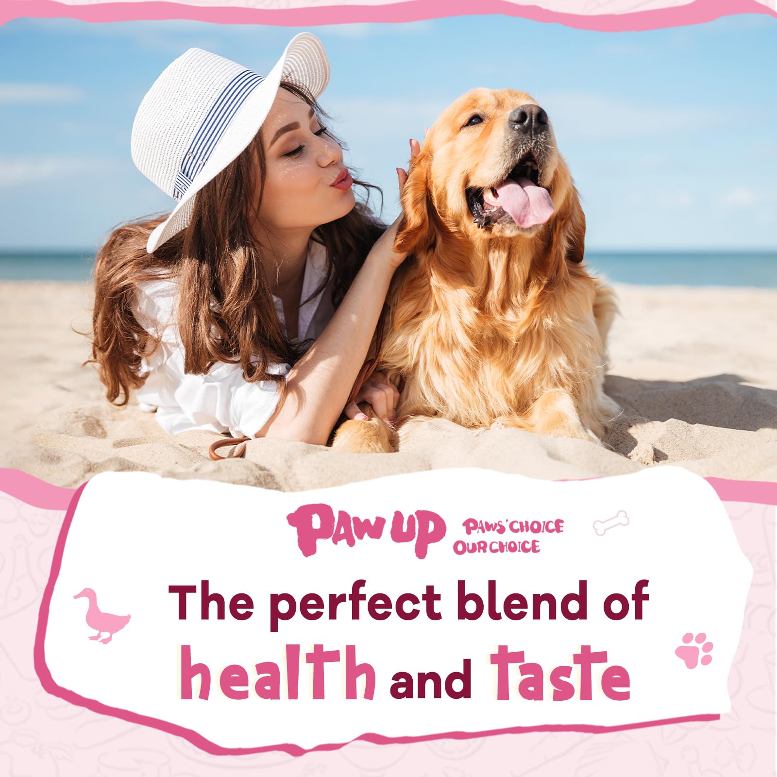 PAWUP twelve point five ounce bag ready-to-use chew for dogs.