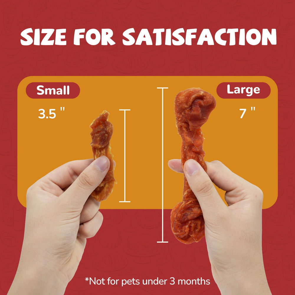 PAWUP two 7-inch sticks are ideal for daily rewards and walks.