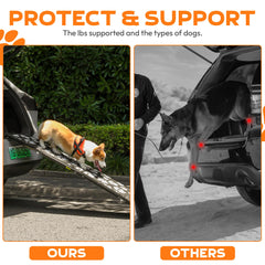 PAWUV heavy-duty yet lightweight ramp supports up to 250 lb