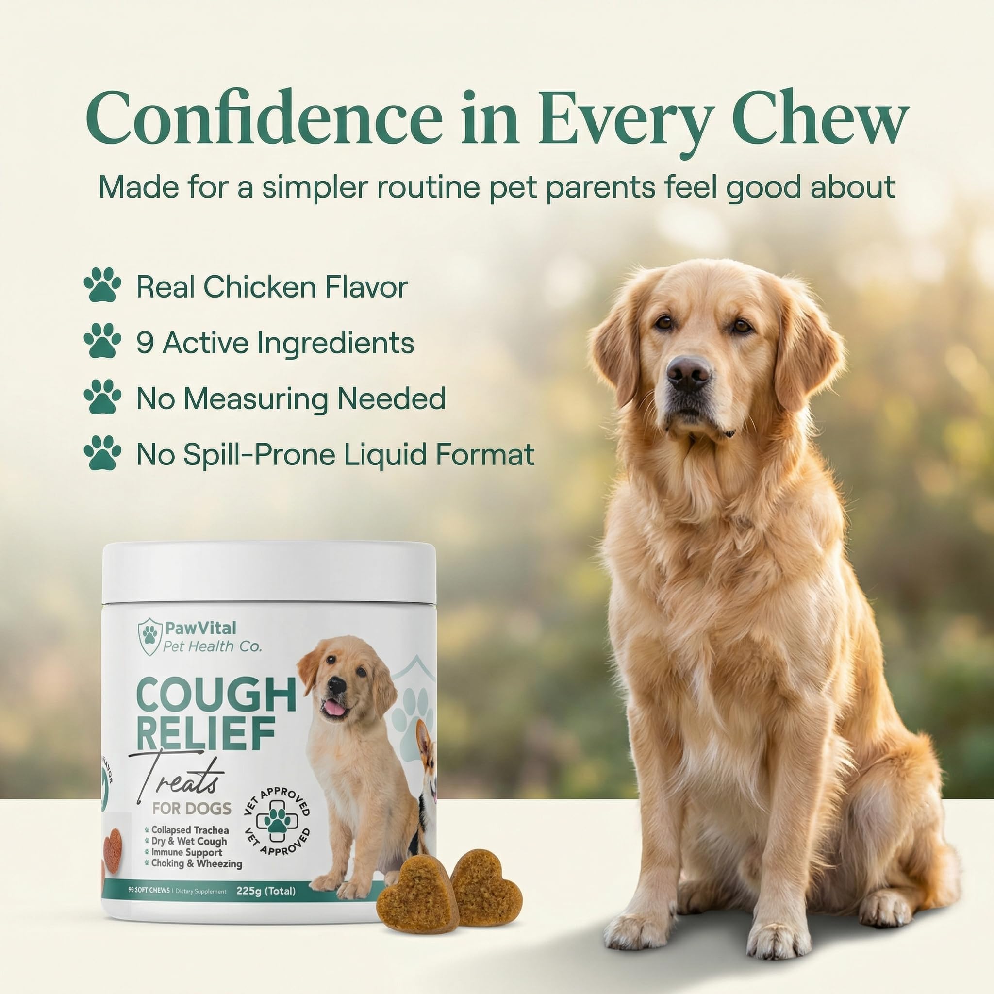 PawVital pack-closeup demonstrates travel-friendly box for on-the-go use.