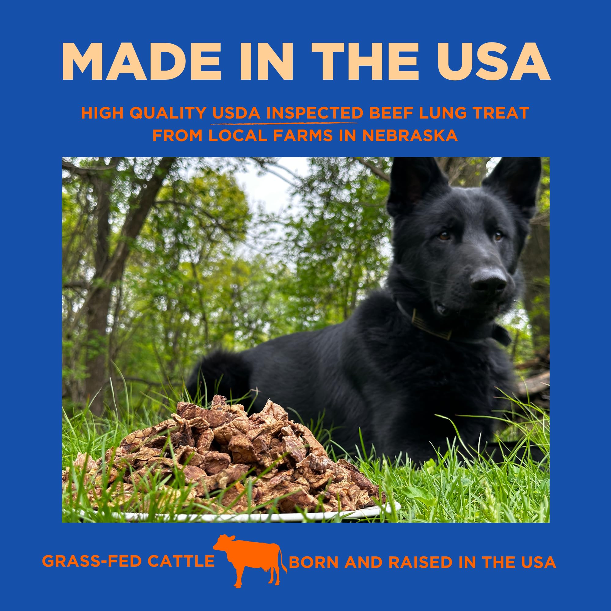 PAWW CHEW Beef Lung treats are highly digestible for many dogs.