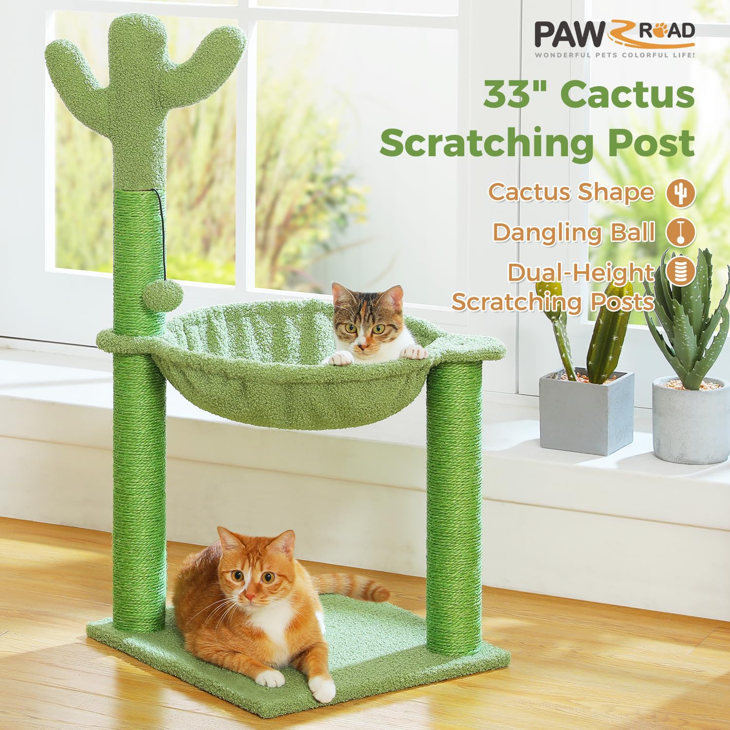 PAWZ Road assembly-ready cat tree with included tools.