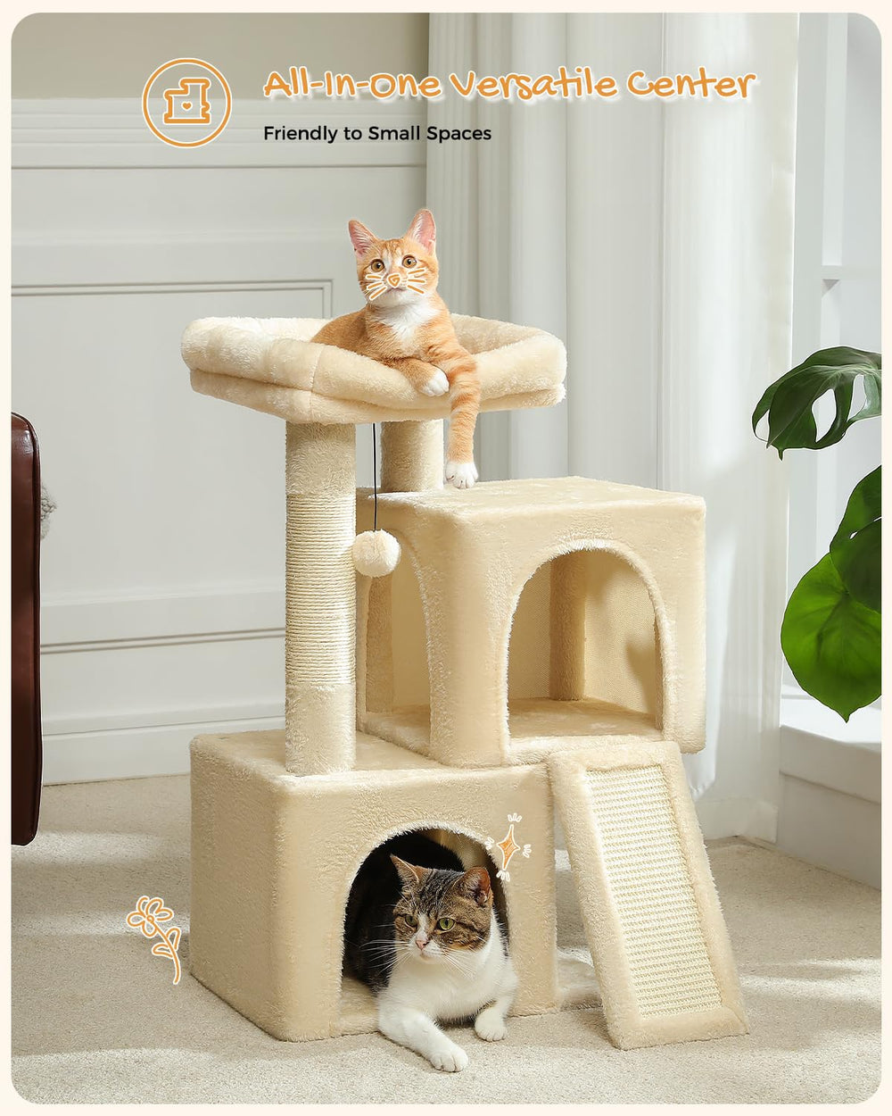 PAWZ Road inclined ramp aids safe ascent to the upper level.