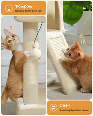 PAWZ Road sisal posts satisfy claws and protect furniture.