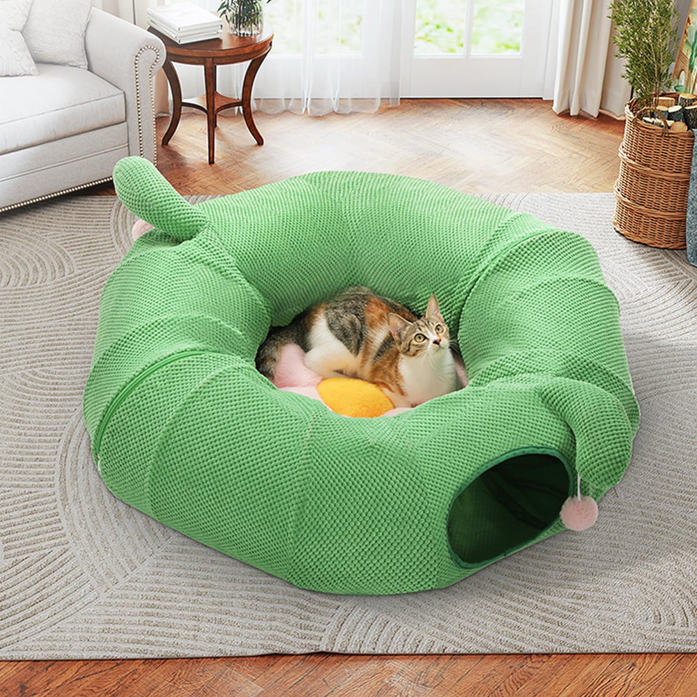 PAWZ Road foldable, machine-washable tunnel for easy storage.