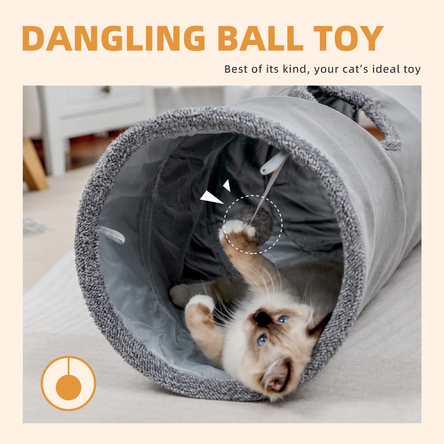 PAWZ Road tunnel ties and connectors enable customizable pet mazes.