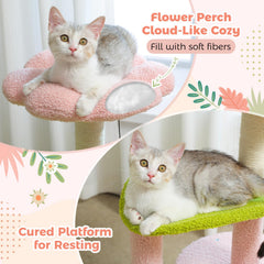 PAWZ Road Sisal Posts Cat Tree — natural scratching posts satisfy claws.