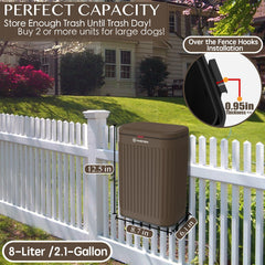 PAWZIDEA activated carbon odor control lid helps neutralize smells