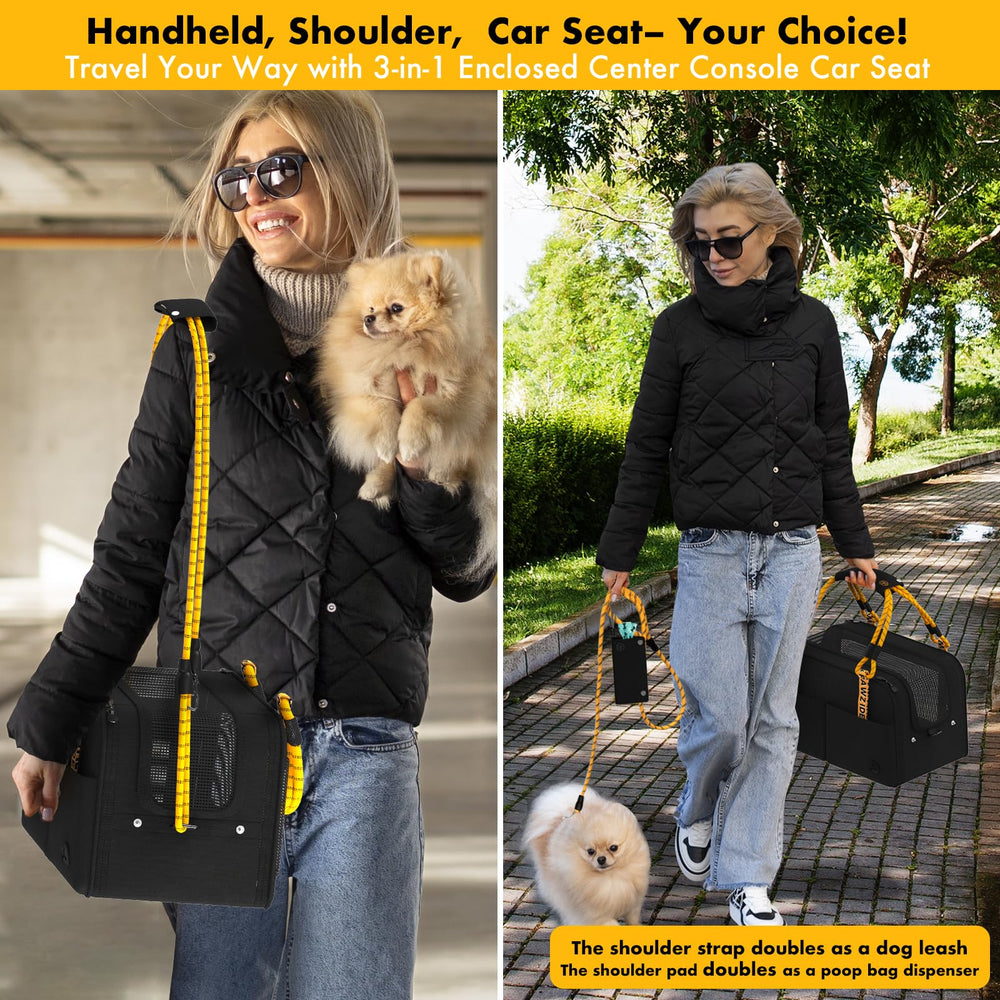 PAWZIDEA booster features anti-slip base and secure fit for travel
