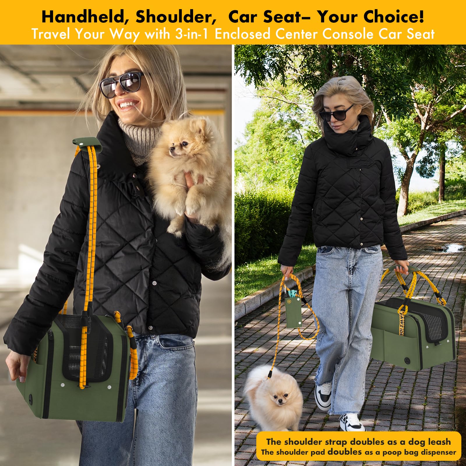 PAWZIDEA leak-proof bottom and washable pad for easy cleaning.