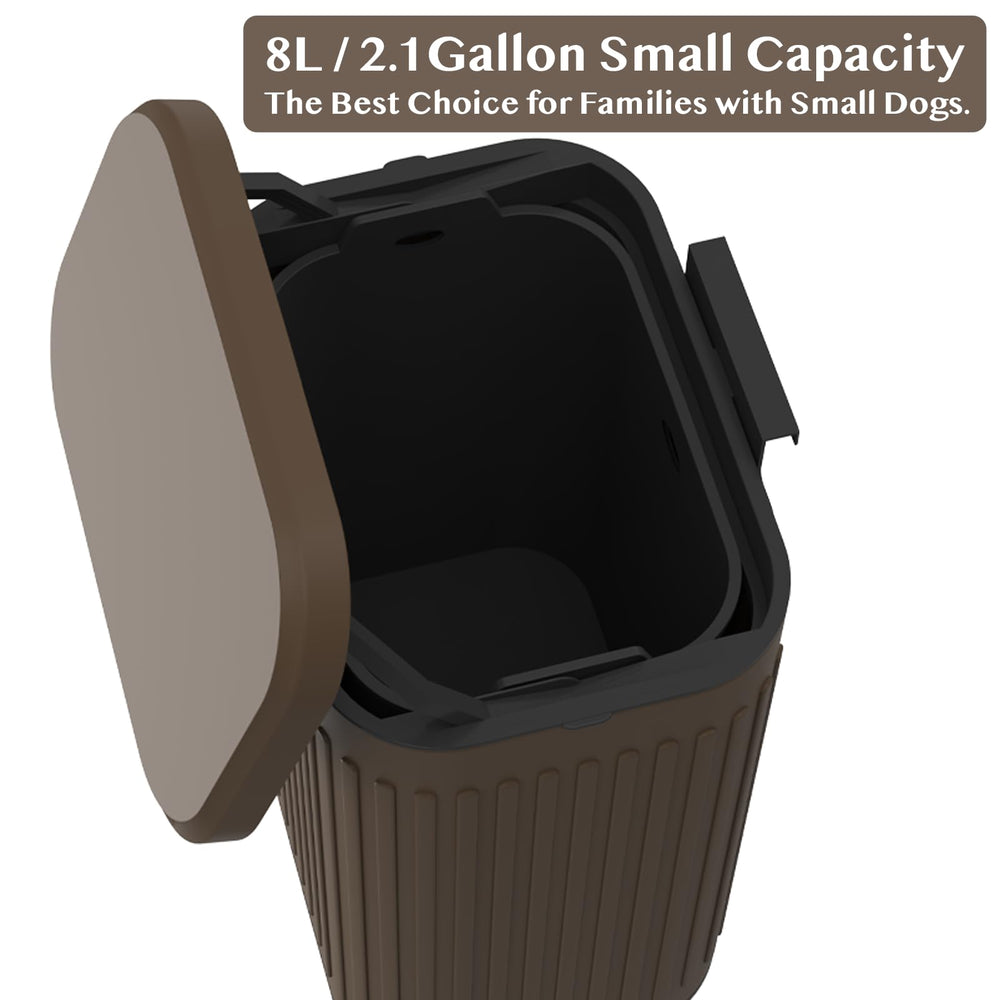 PAWZIDEA durable, weather-resistant outdoor bin blends with any decor