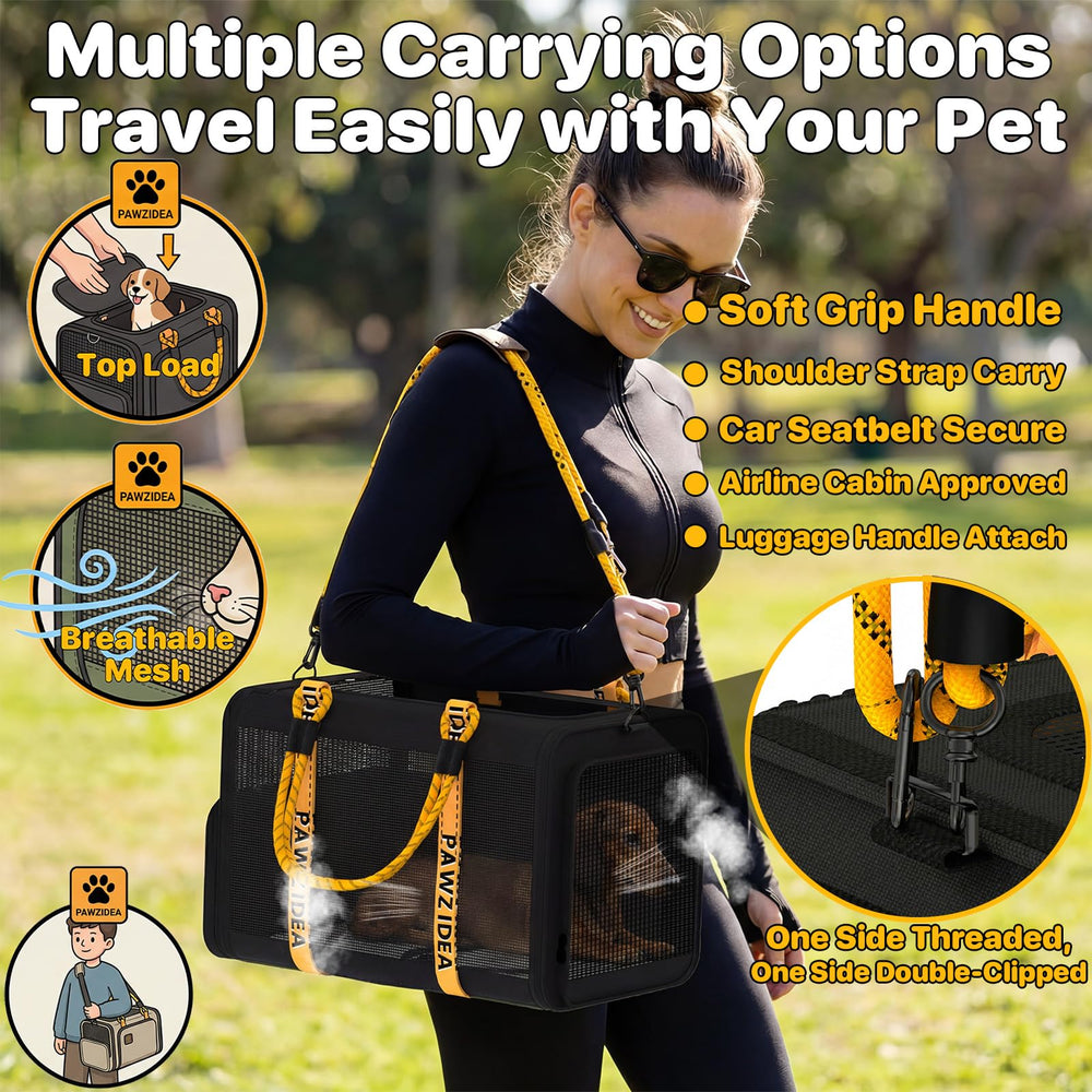 PAWZIDEA leak-proof bottom with removable pad for simple cleaning.
