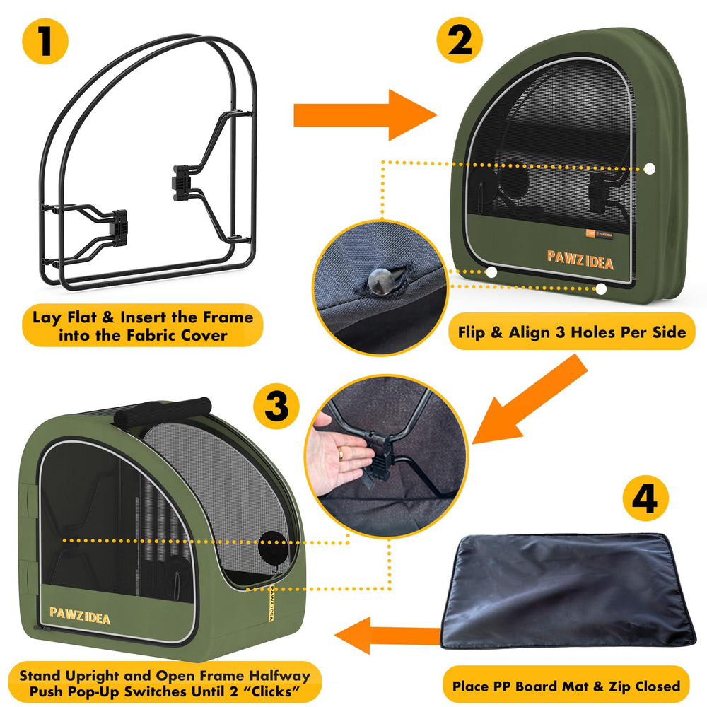 PAWZIDEA reflective stripes boost nighttime visibility