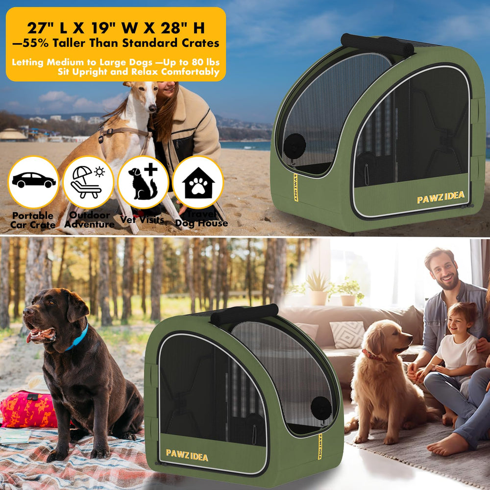 PAWZIDEA safety tethers and self-locking zippers prevent escapes