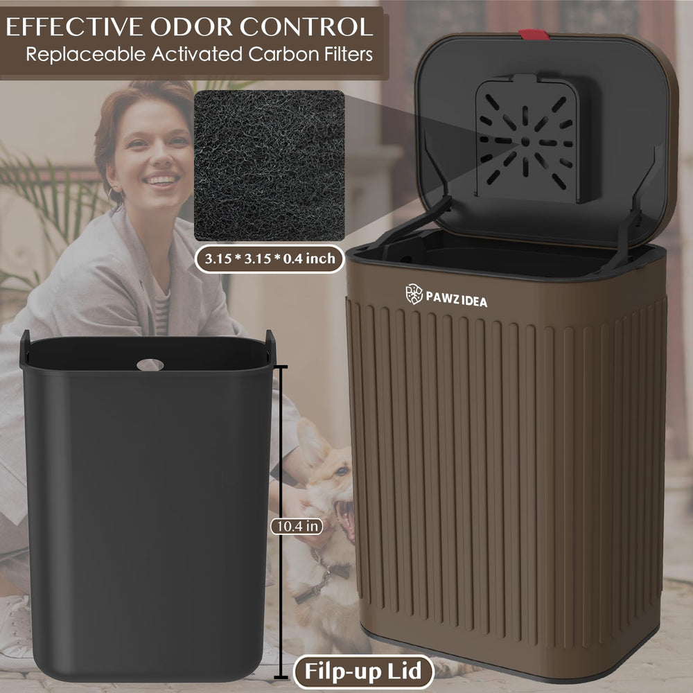 PAWZIDEA removable inner bin for quick emptying and easy cleaning