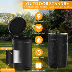 PAWZIDEA step-on pedal enables hands-free waste disposal and smooth operation