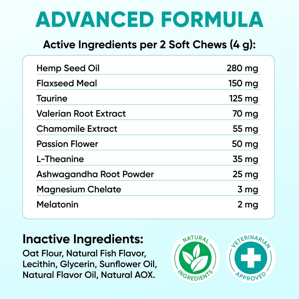 Pawzitive Pets veterinary visit-ready chews pictured as soothing solution