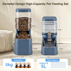 Pawzone gravity water dispenser image emphasizing spill-free hydration.