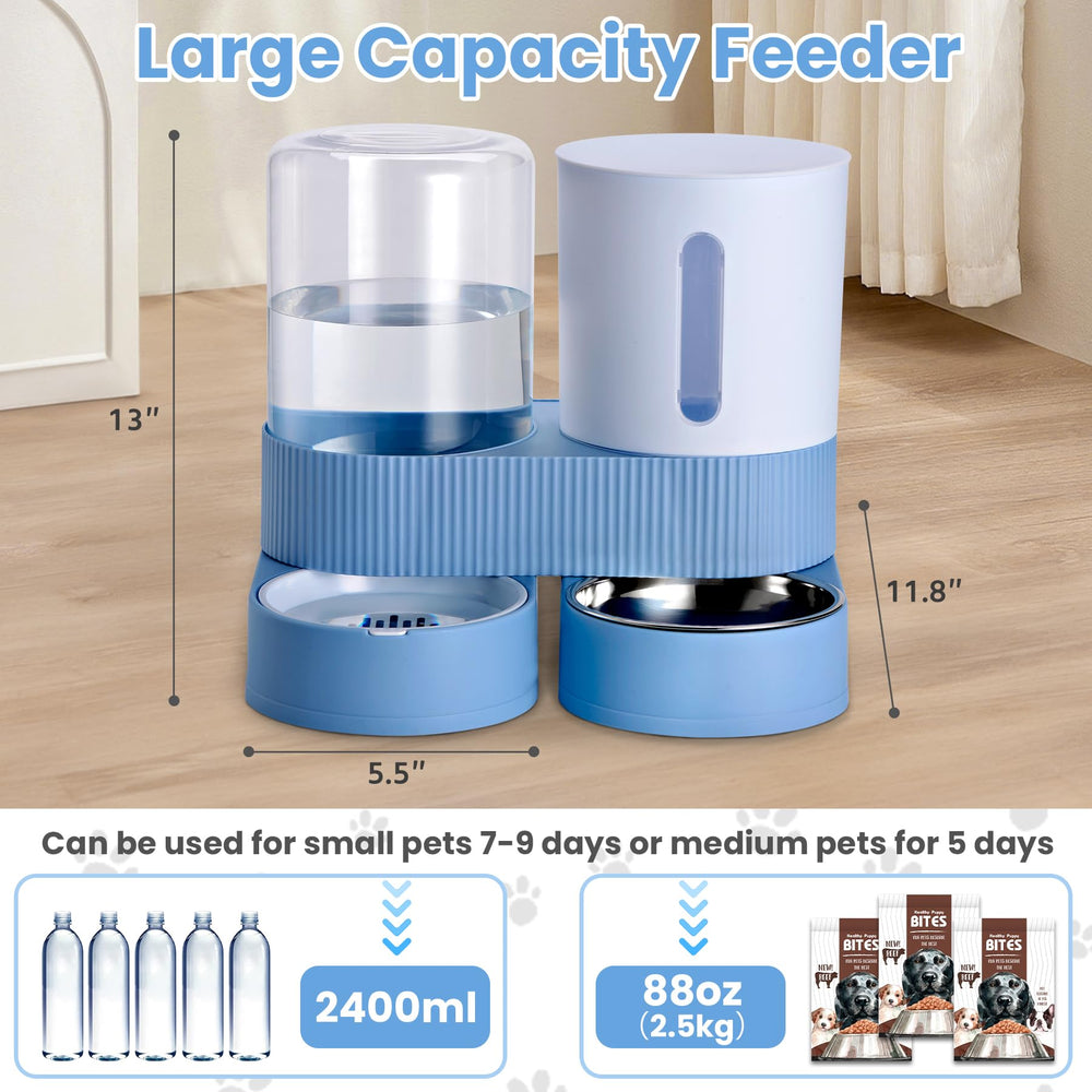 Pawzone stainless steel water dispenser for safe, hydrated pets.