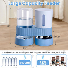 Pawzone stainless steel water dispenser for safe, hydrated pets.