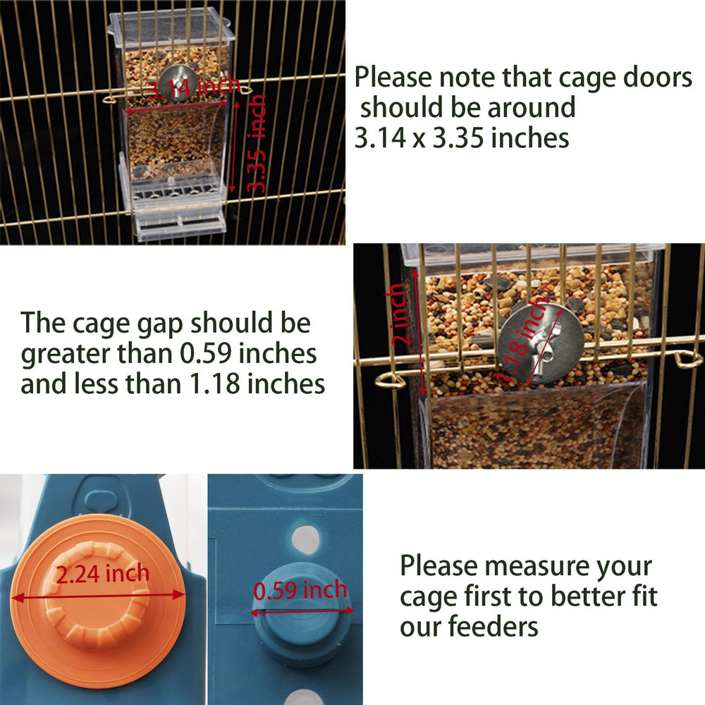 Paxlkuao feeder suitable for small to medium birds in or out of cage
