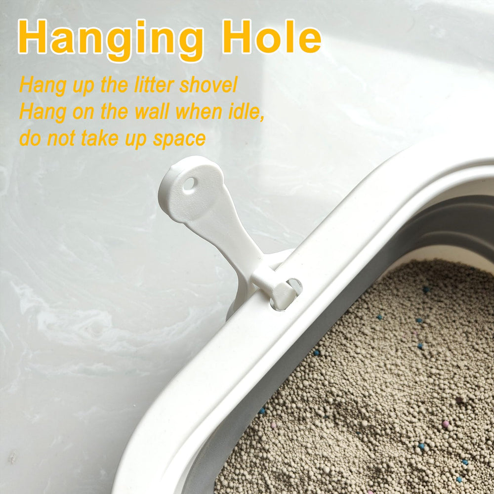 Paxlkuao PP and TPR materials foldable litter box resists deformation