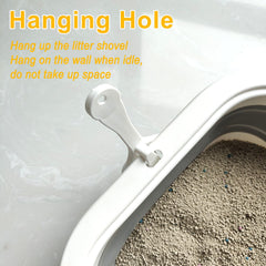 Paxlkuao PP and TPR materials foldable litter box resists deformation