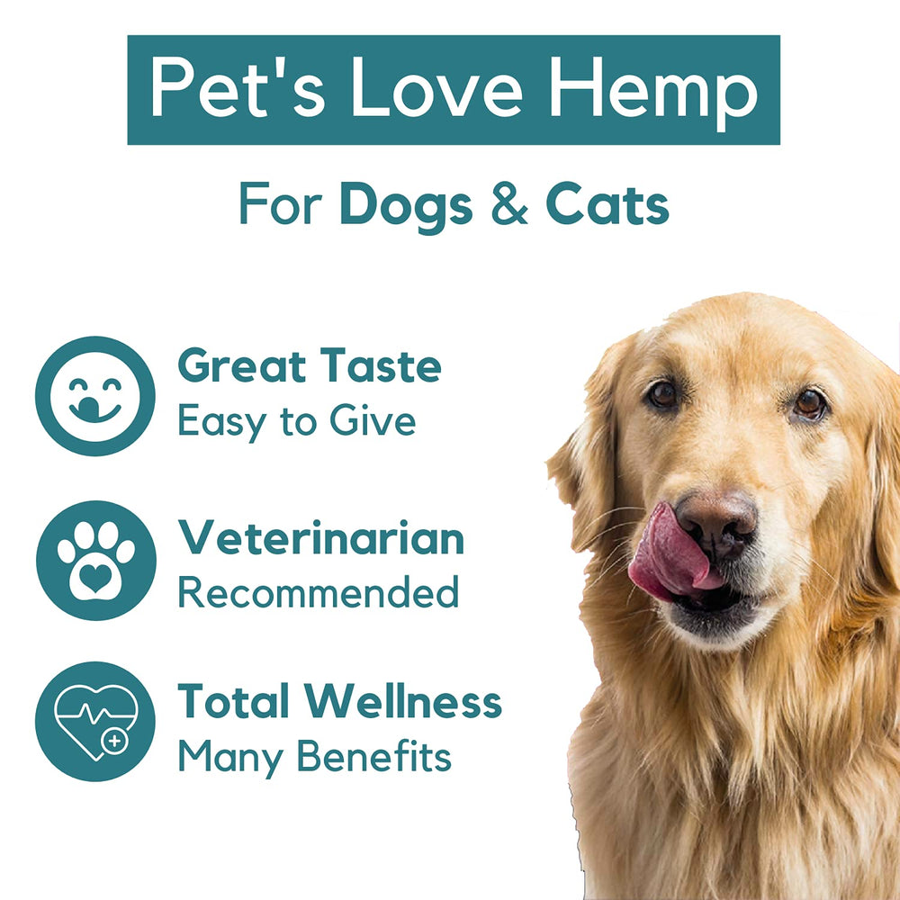 PB Pets Hemp Oil supports skin and coat health