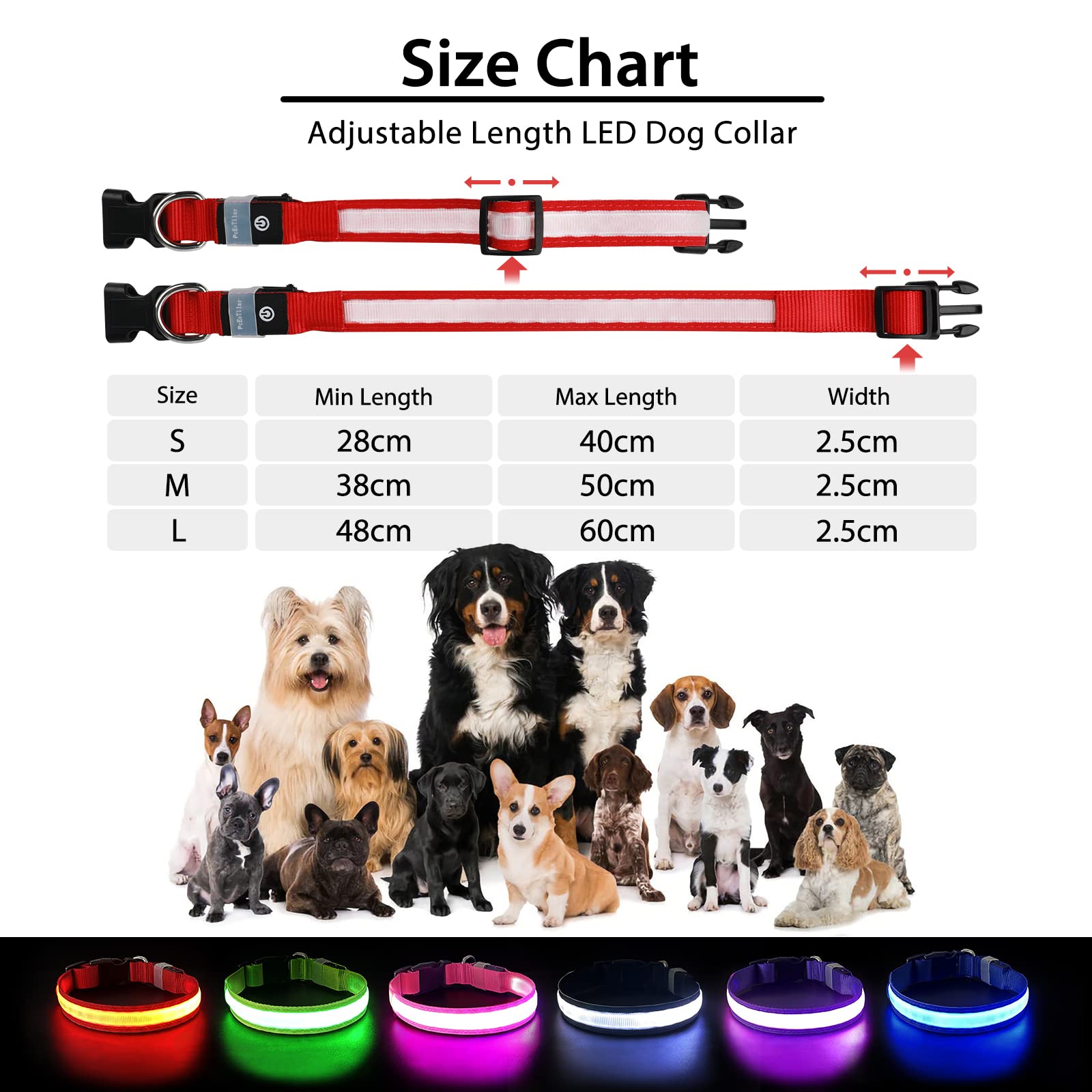 PcEoTllar night-walking collar boosts visibility for safer walks.