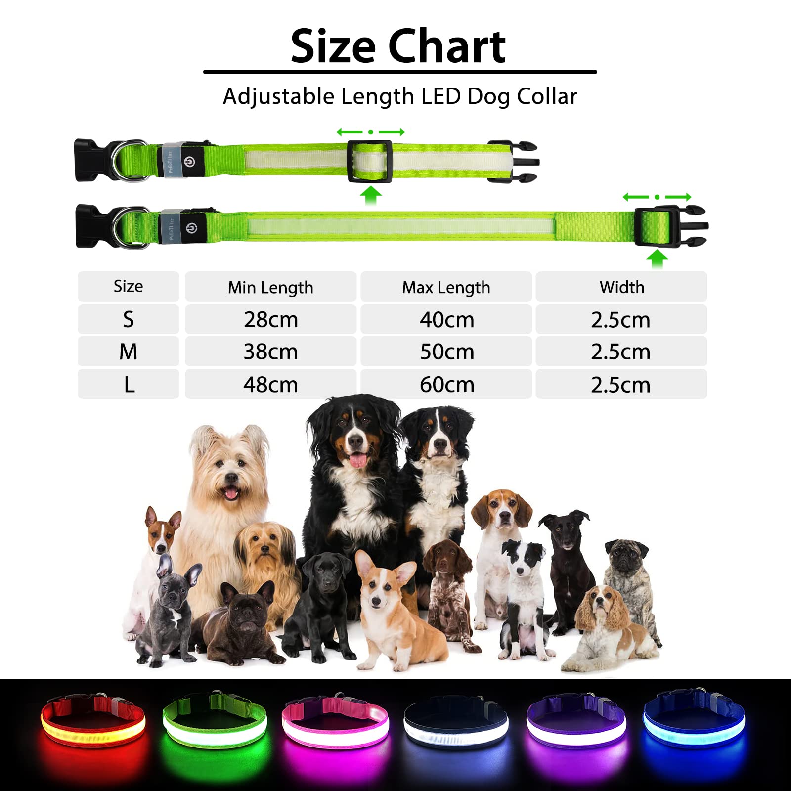 PcEoTllar color-changing RGB collar for mood lighting