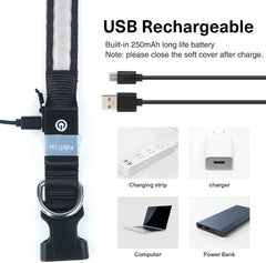 PcEoTllar rechargeable USB collar eliminates battery purchases.