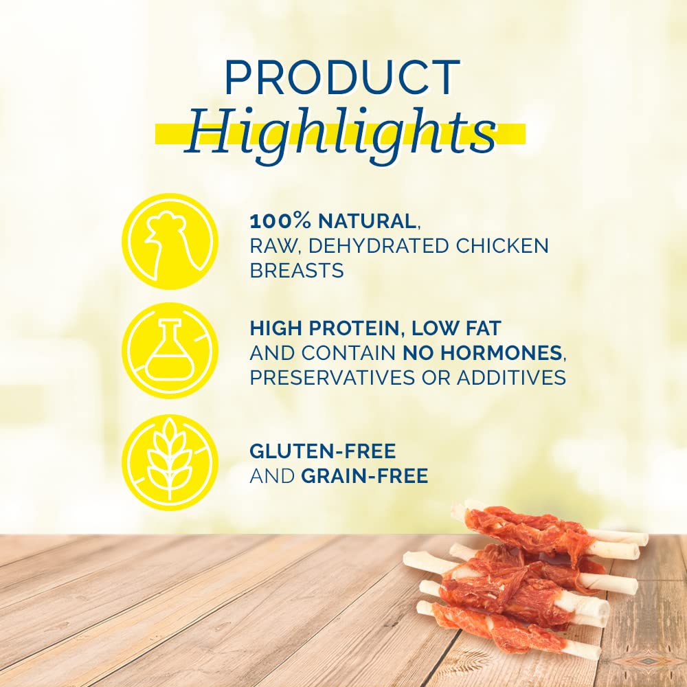 PCI Pet Center Chick-n-Hide, back view, natural ingredients with no fillers.