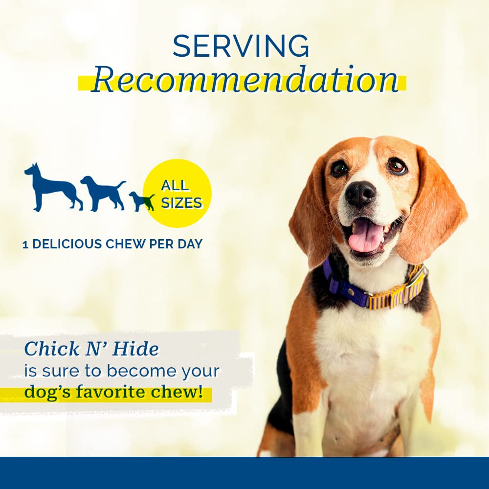 PCI Pet Center Chick-n-Hide label closeup, 100% natural with ACA endorsement.